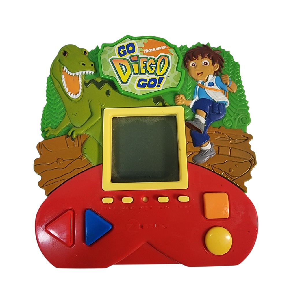 Nickelodeon Go Diego Go‎ LCD Handheld Electronic Game T-Rex Dino Adventure
